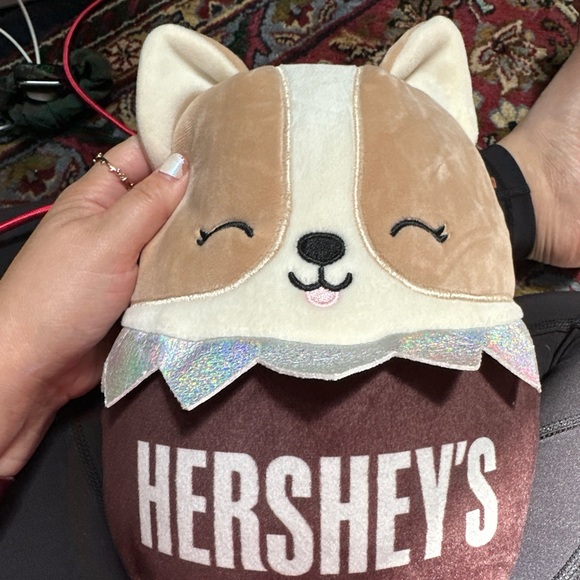 Hershey Candy Bar Original Squishmallows Regina Corgi Dog 8" Soft Plush Animal - Picture 2 of 7